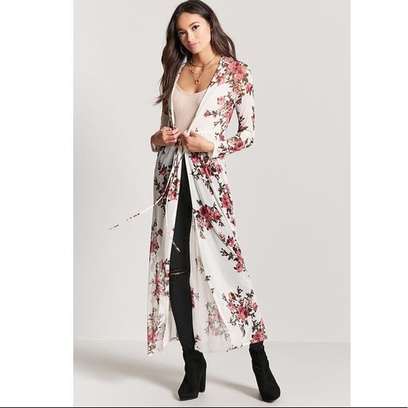 Forever2 Maxi Cardigan Nwt 